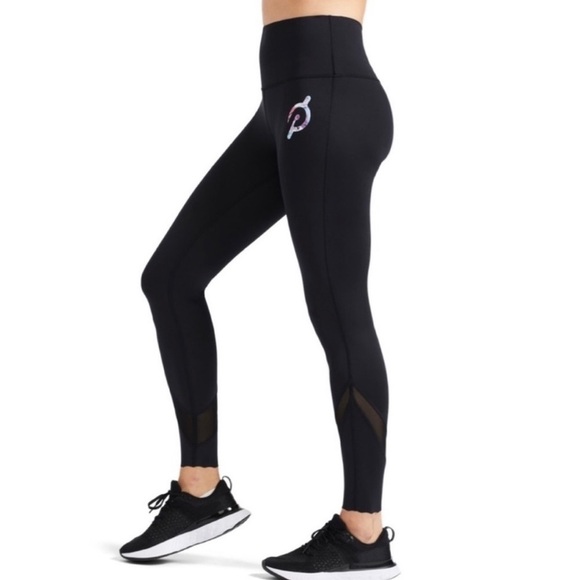 NWT Peloton Move Scalloped Hem High Rise Leggings Black - Picture 4 of 8